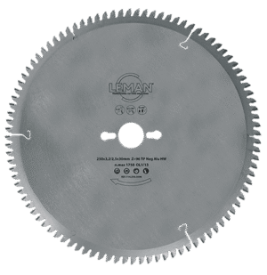 Lame de scie circulaire de mise à format D315x30mm 96 dents ALU